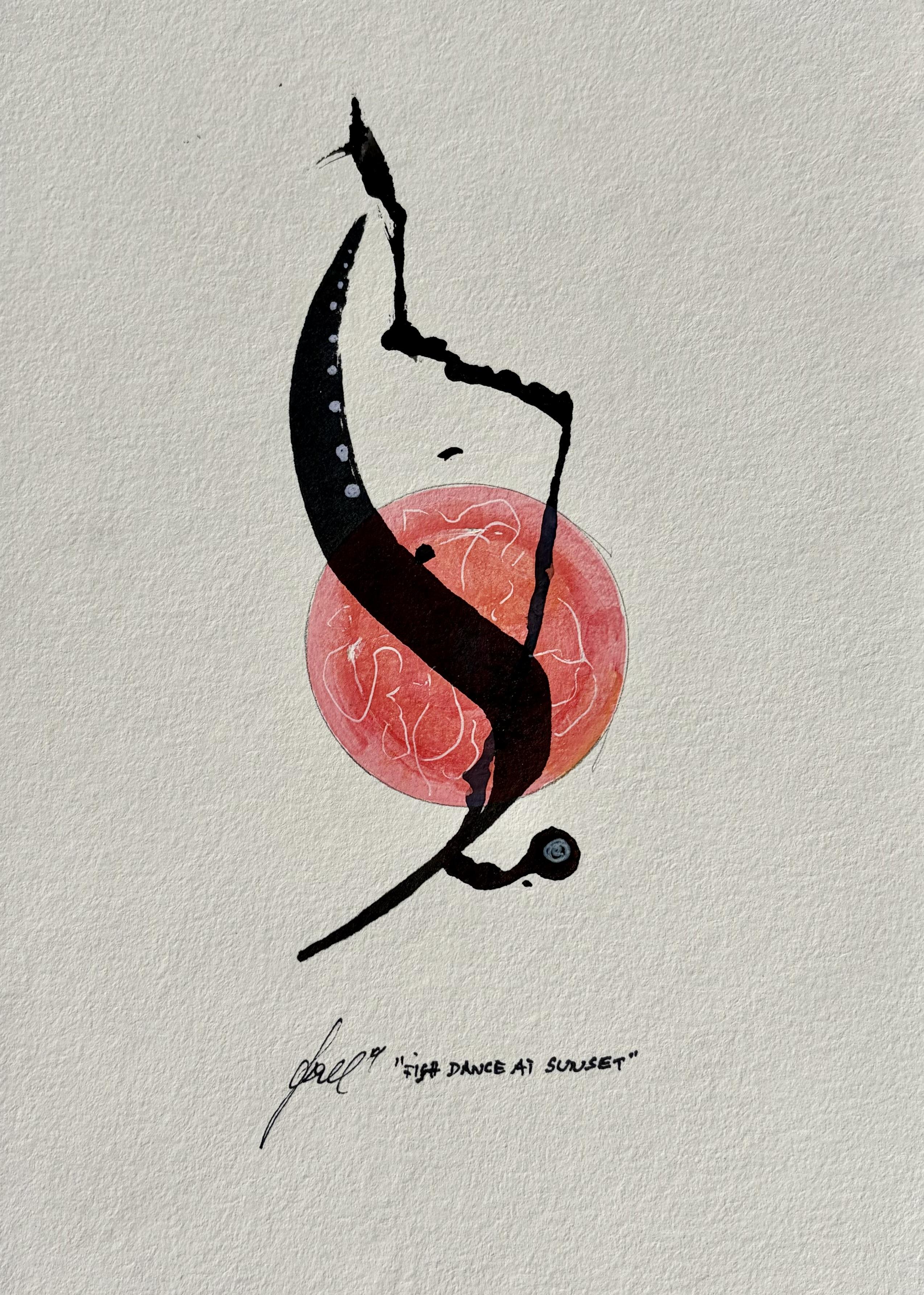 FISH DANCE AT SUNSET
